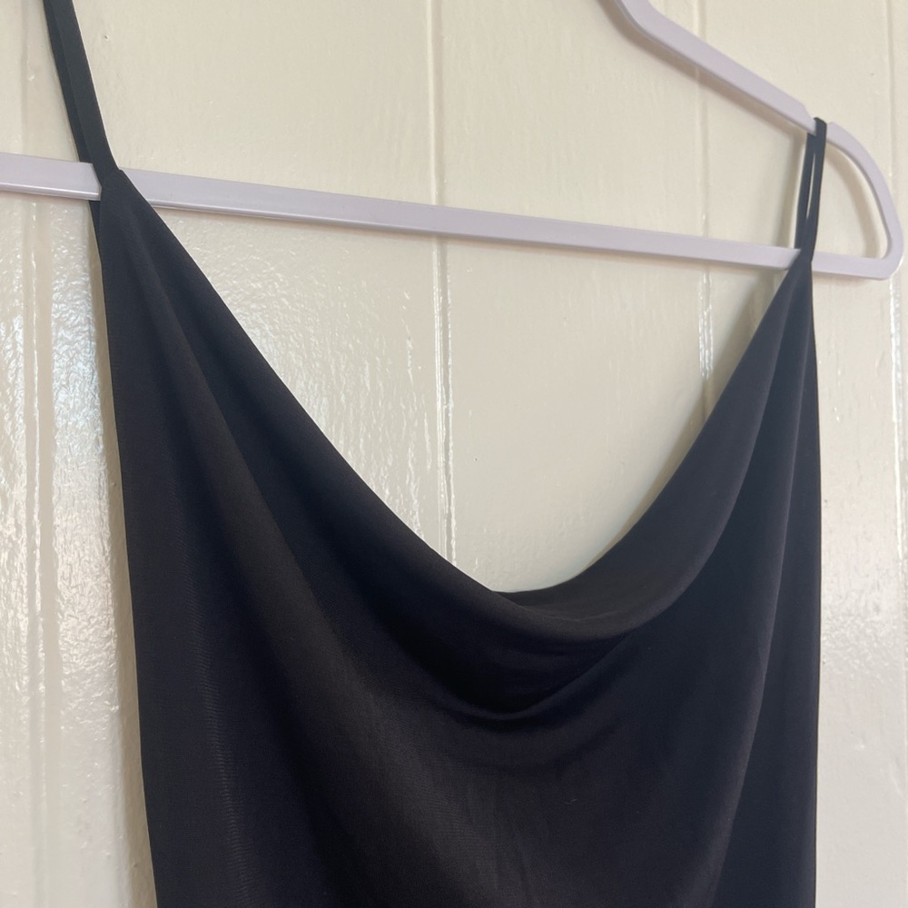 Little black backless dress